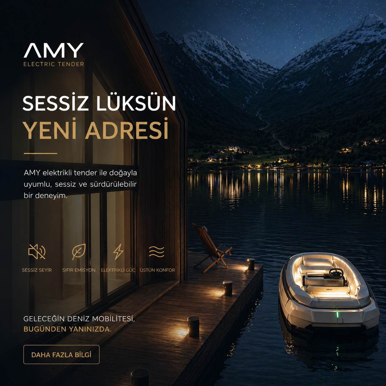 AMY 420E Elektrikli Tender Tekne Magazin’de
